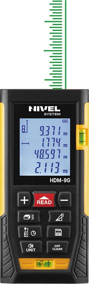 Dalmierz laserowy Nivel System Dalmierz Nivel System HDM - 9G z zieloną wiązką lasera
