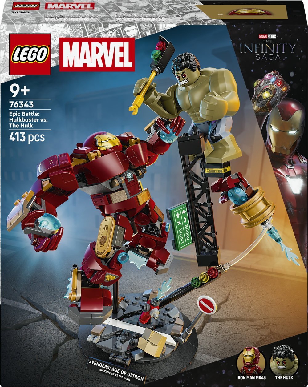 LEGO Marvel Epicka bitwa: Hulkbuster kontra Hulk (76343)