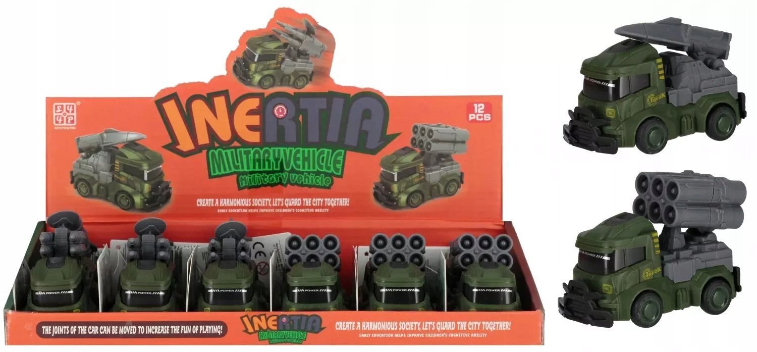 AUTO WOJSKO P/B 9CM MC SMYK DISP 12/432