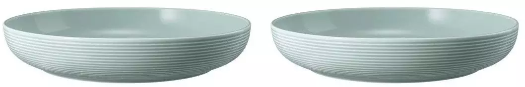 Zestaw 2 błękitnych misek 28 cm Seltmann porcelana Color Glaze