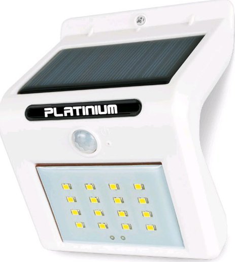 Solarne naścienne światło LED z detektorem ruchu i czujnikiem zmierzchu