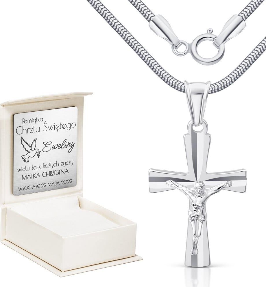 Irbis komplet srebrnej biżuterii - zawieszka i łańcuszek Uniwersalny