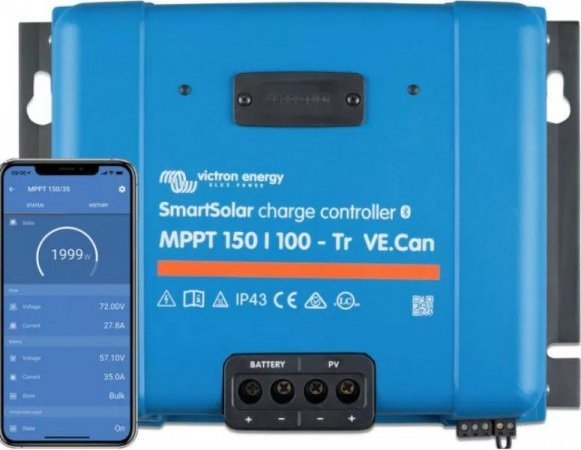 Ładowarka solarna Victron Energy Regulator Victron Energy SmartSolar MPPT 150/100-Tr Can Bluetooth