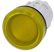 Siemens Główka lampki sygnalizacyjnej 22mm żółta (3SU1001-6AA30-0AA0)