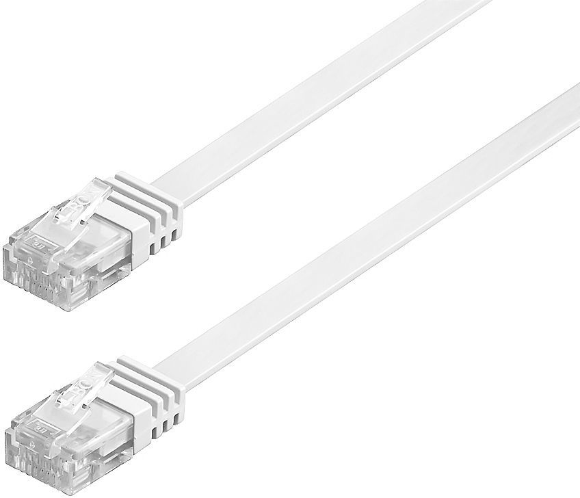 TecLine Patchcord Cat.6, U/UTP, płaski 0.5m (77800W)