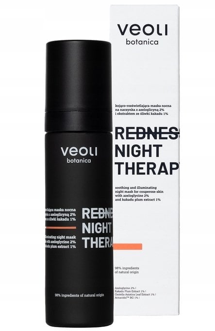 Mediheal VEOLI BOTANICA_Redness Night Therapy soothing and illuminating maska nocna na naczynka 50ml