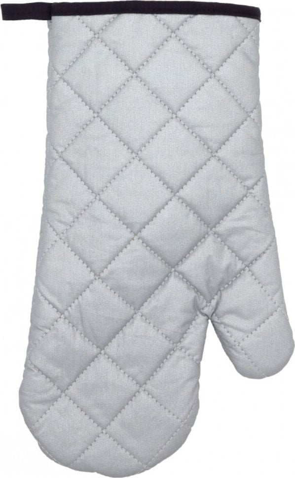 Karščiui atspari grilio pirštinė, 18 x 33 cm, sidabro spalvos