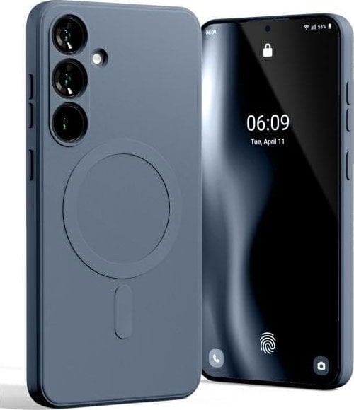 Mercury MagSafe Semi-Silicone Sam S24 FE S721 granatowy /sierra blue