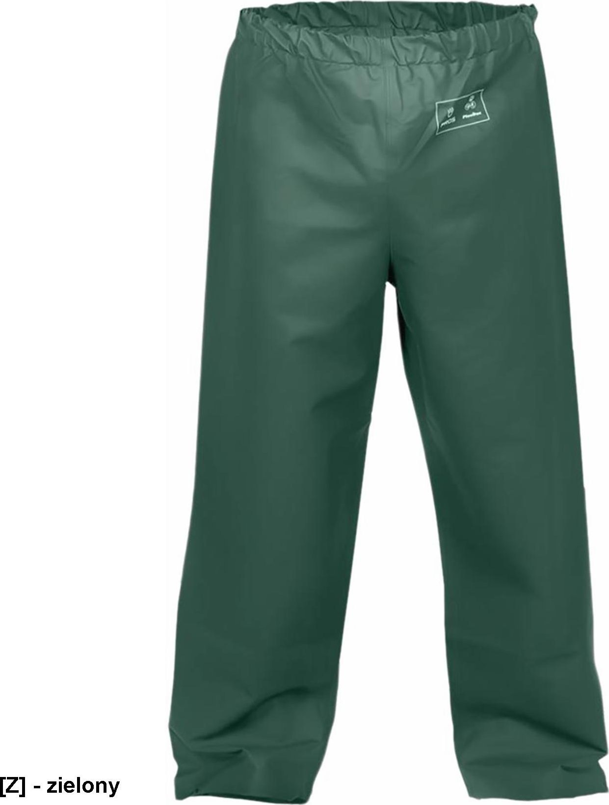 AJ-SPPD112 - Spodnie ochronne do pasa PLAVITEX podkład PCV gumka w pasie napy przy nogawkach zgrzewane obustronnie szwy 50