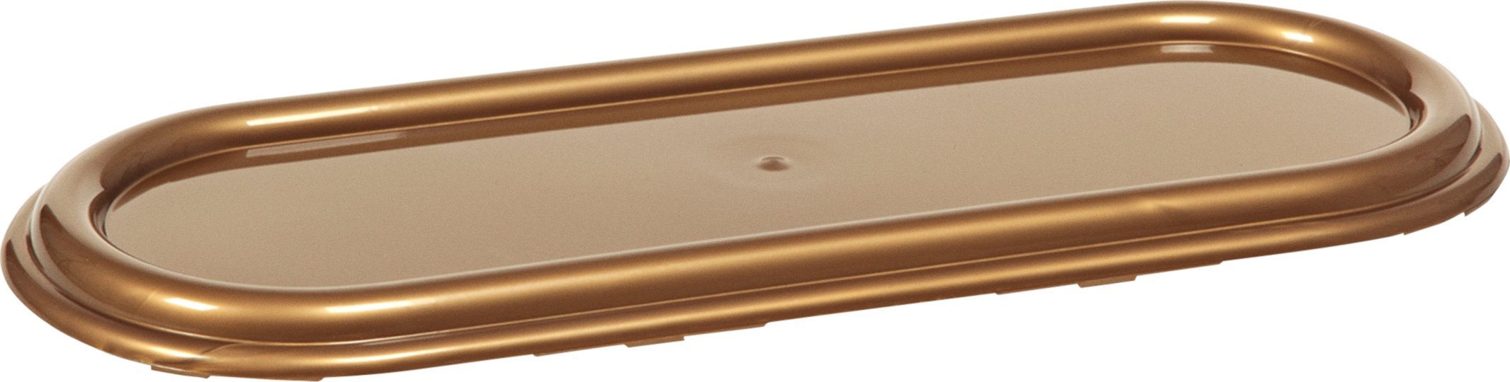 Skrzynia ogrodowa Kadax KADAX Zniczówka owalna 40 x 16 cm, złota