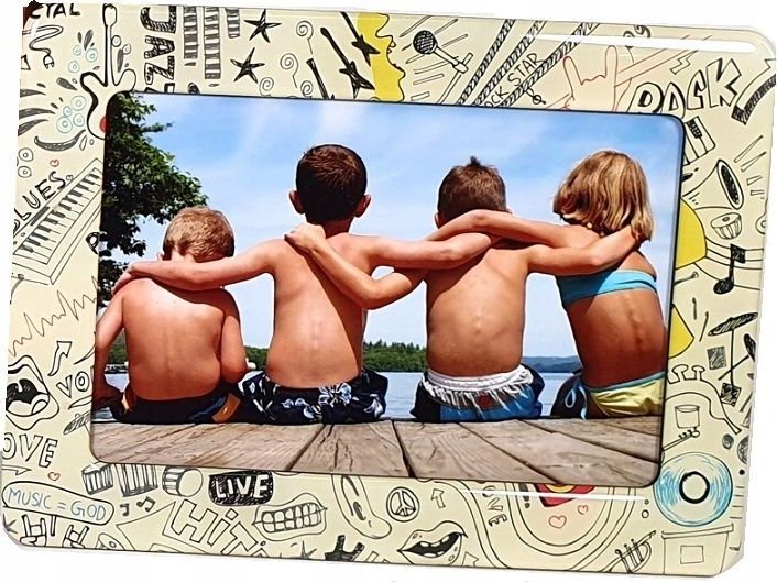 Kodak Ramka na magnes / magnetyczna 10x15cm + 5 szt. Papier Foto 180g KODAK / 3510-669