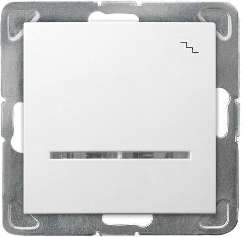 Ospel Łącznik schodowy Impresja z podświetleniem biały (ŁP-3YS/m/00)