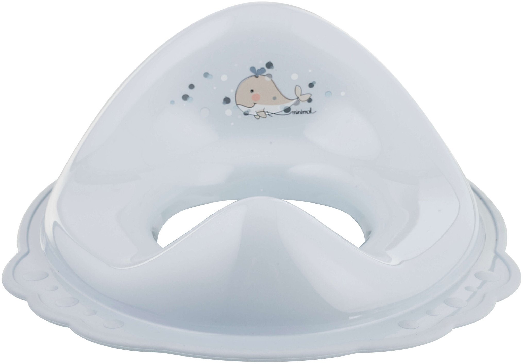 Maltex Maltex Nakładka na sedes z gumkami antypoślizgowymi Wieloryb satynowy błękit