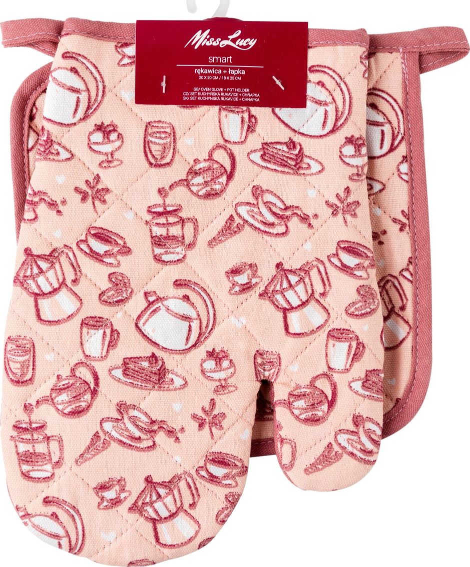 Miss Lucy Rękawica kuchenna i łapka kuchenna Miss Lucy Smart 18x25 cm; 20x20 cm