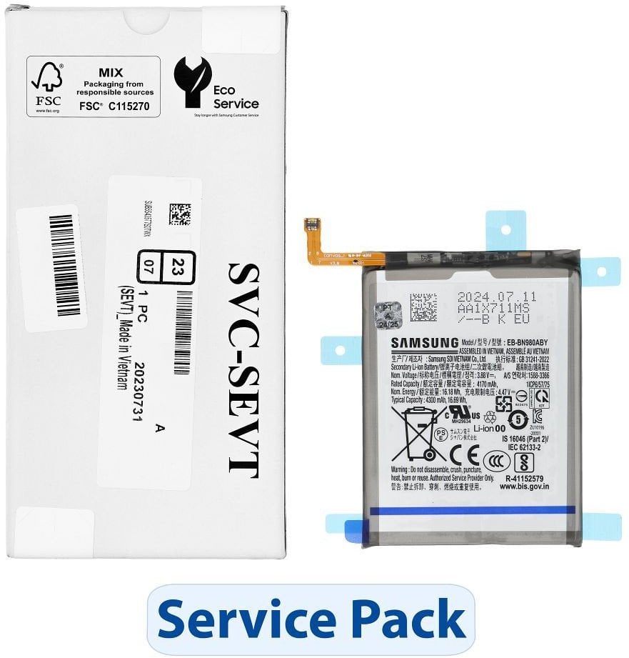 ServicePack Bateria EB-BN980ABY do SAMSUNG Note 20 N980F/N981B GH82-23496A
