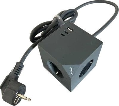 MicroConnect Power Cube, 3 Schuko outlets