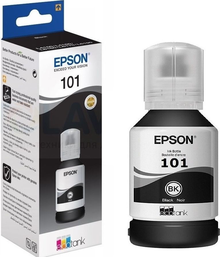 Tusz Epson Tusz 101, EcoTank L6160/6170 Black, 127ml