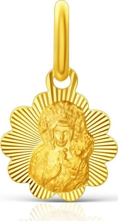 Irbis złoty medalik Matka Boska Częstochowska Uniwersalny