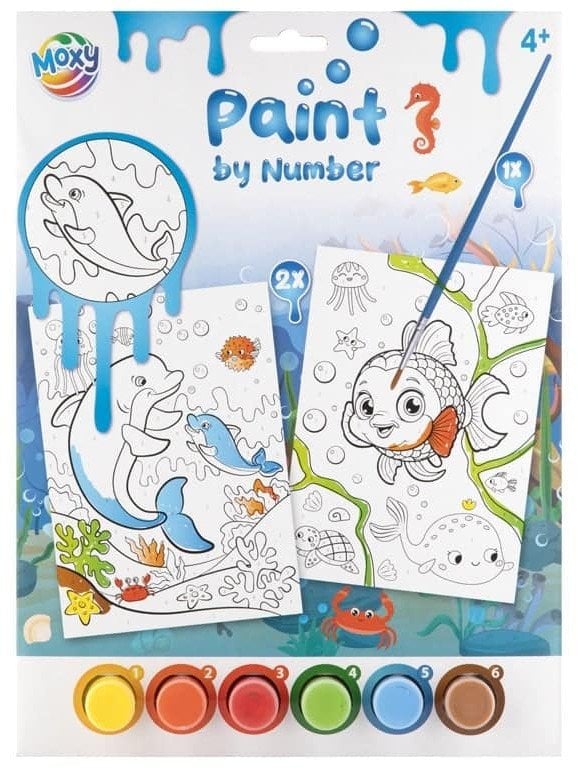 CCG malowanie po numer.A4 rybki 150135 42180