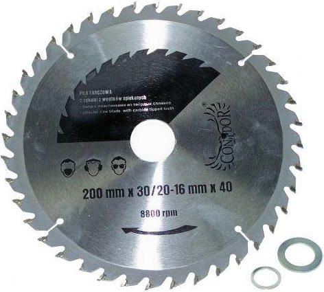 Condor Piła tarczowa widiowa 250 x 30 24 zęby (CON-TCT-25x24)