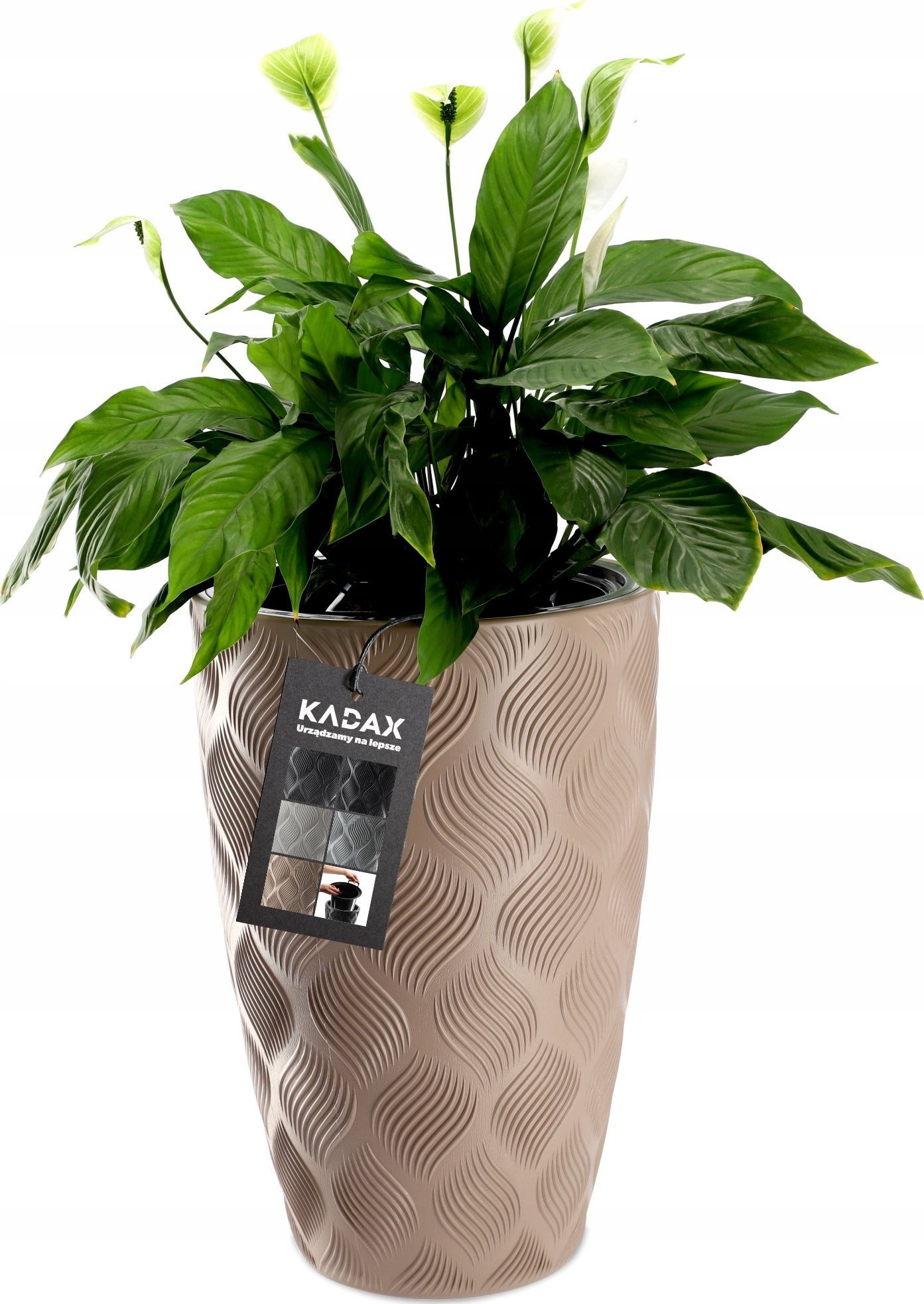 Kadax Donica Wysoka Doniczka Z Wkładem Ogrodowa 58,5cm