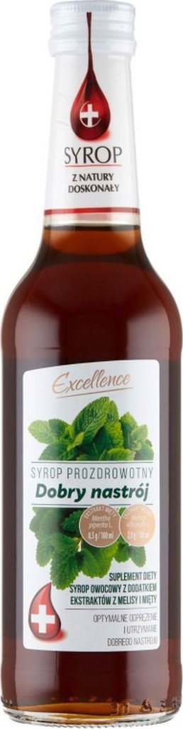 Excellence Excellence Dobry nastrój Suplement diety syrop z dodatkiem ekstraktów z melisy i mięty 320 ml