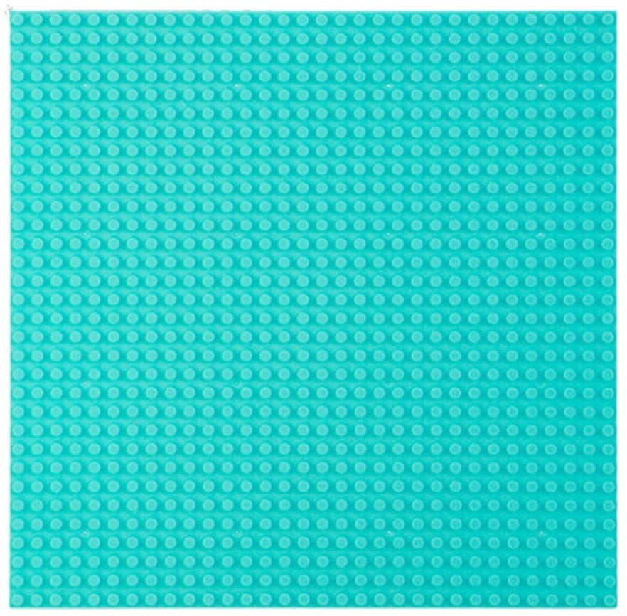 Płyta Plansza Konstrukcyjna Do Klocków Budowania Jasnoniebieski 40x40cm LEAN TOYS