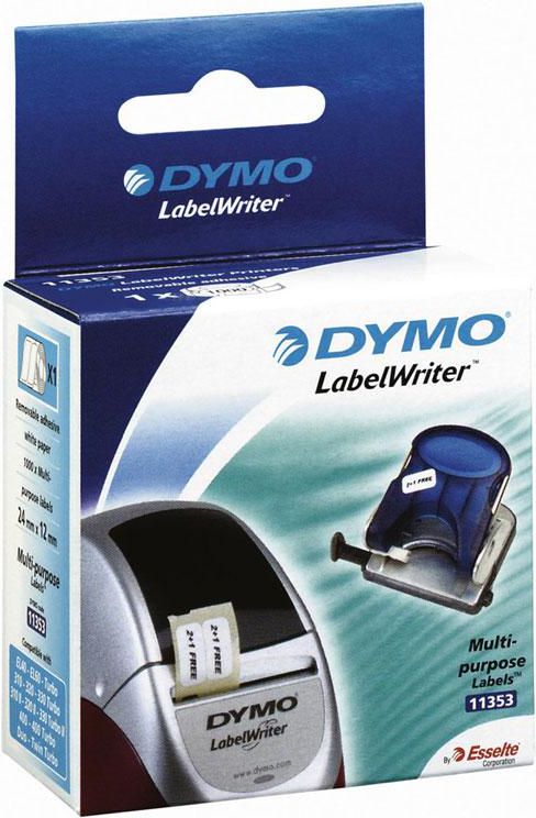 Dymo taśma S0722530 (black on white)