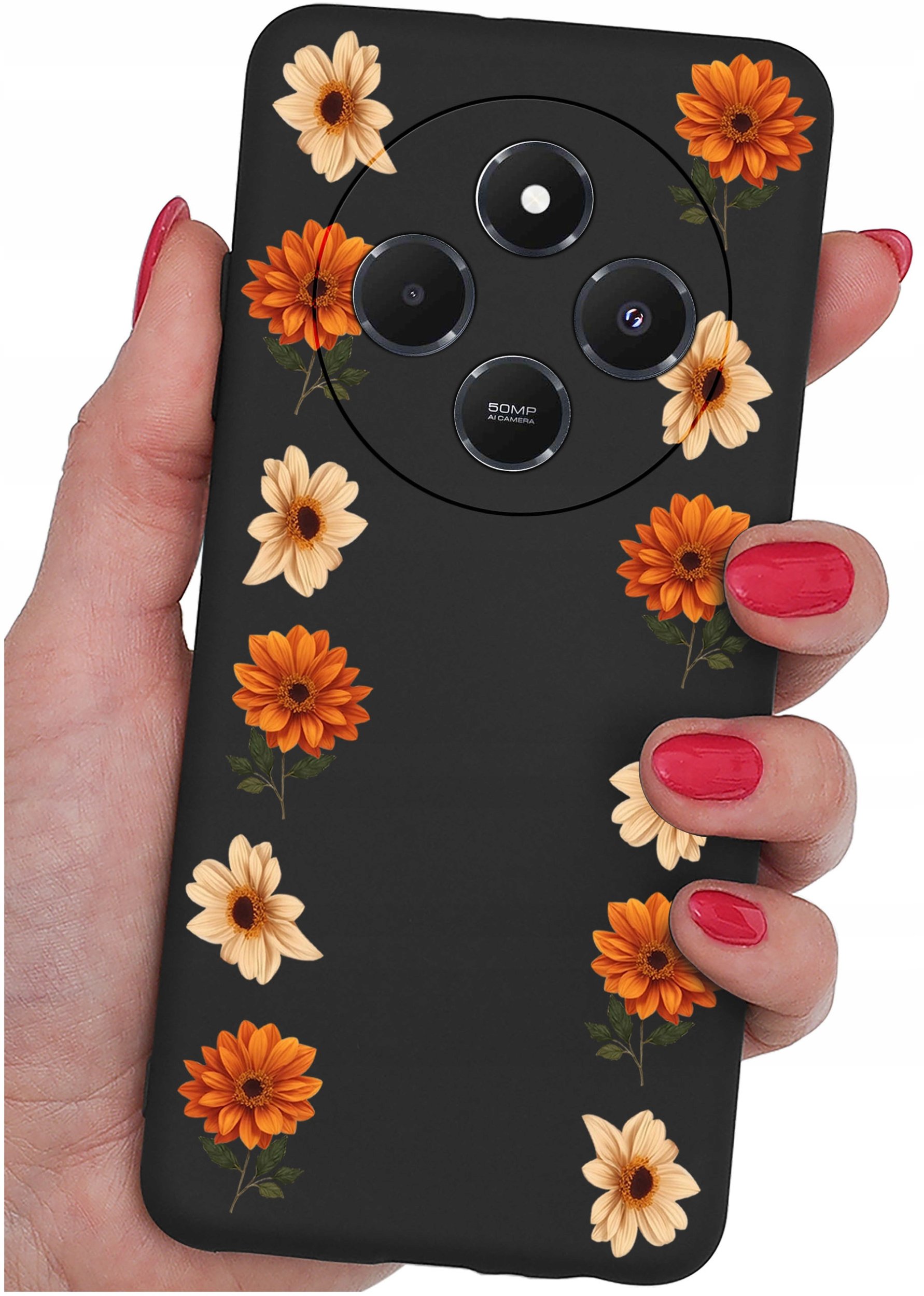 Etui do Xiaomi Redmi 14C WZORY |SILIKONOWE MATT CASE + SZKŁO 9H