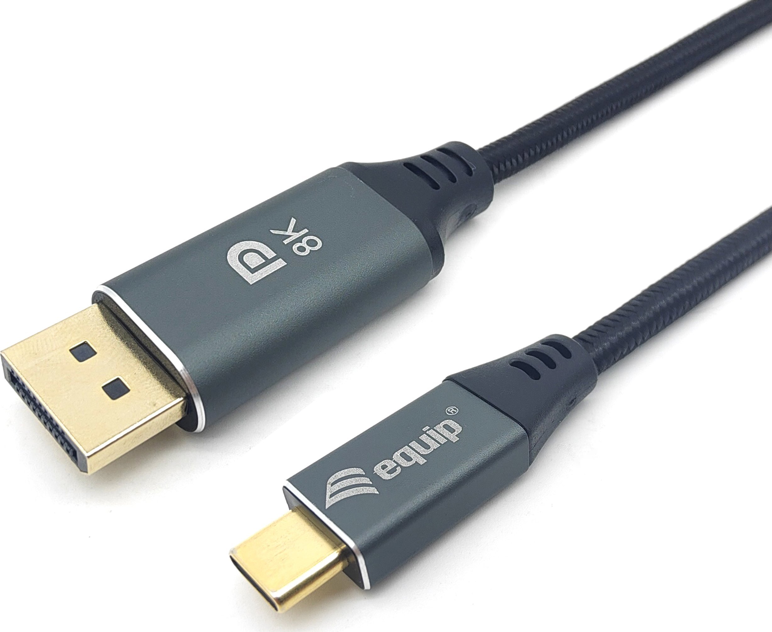 Adapter AV Equip Equip Adapter USB-C -> DisplayPort 8K60Hz 2.00m sw
