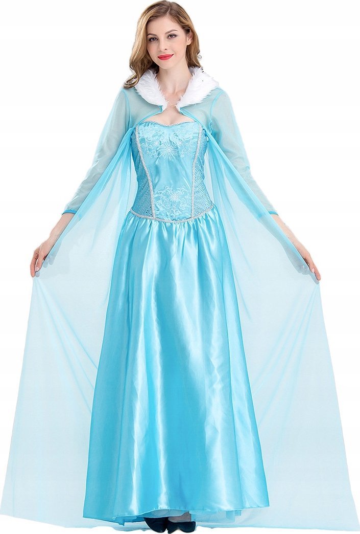 Korbi PRZEBRANIE STRÓJ KOSTIUM ELSA FROZEN KRAINA LODU M