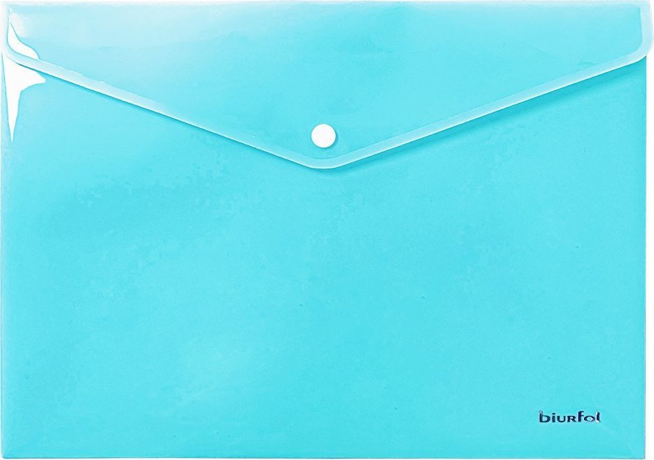 Biurfol Teczka kopertowa koperta na zatrzask A4 PP pastel