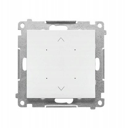 Sterownik roletowy Kontakt-Simon 55 TEZ1L.01/111 lokalny moduł, do sterowania pojedynczą roletą biały mat