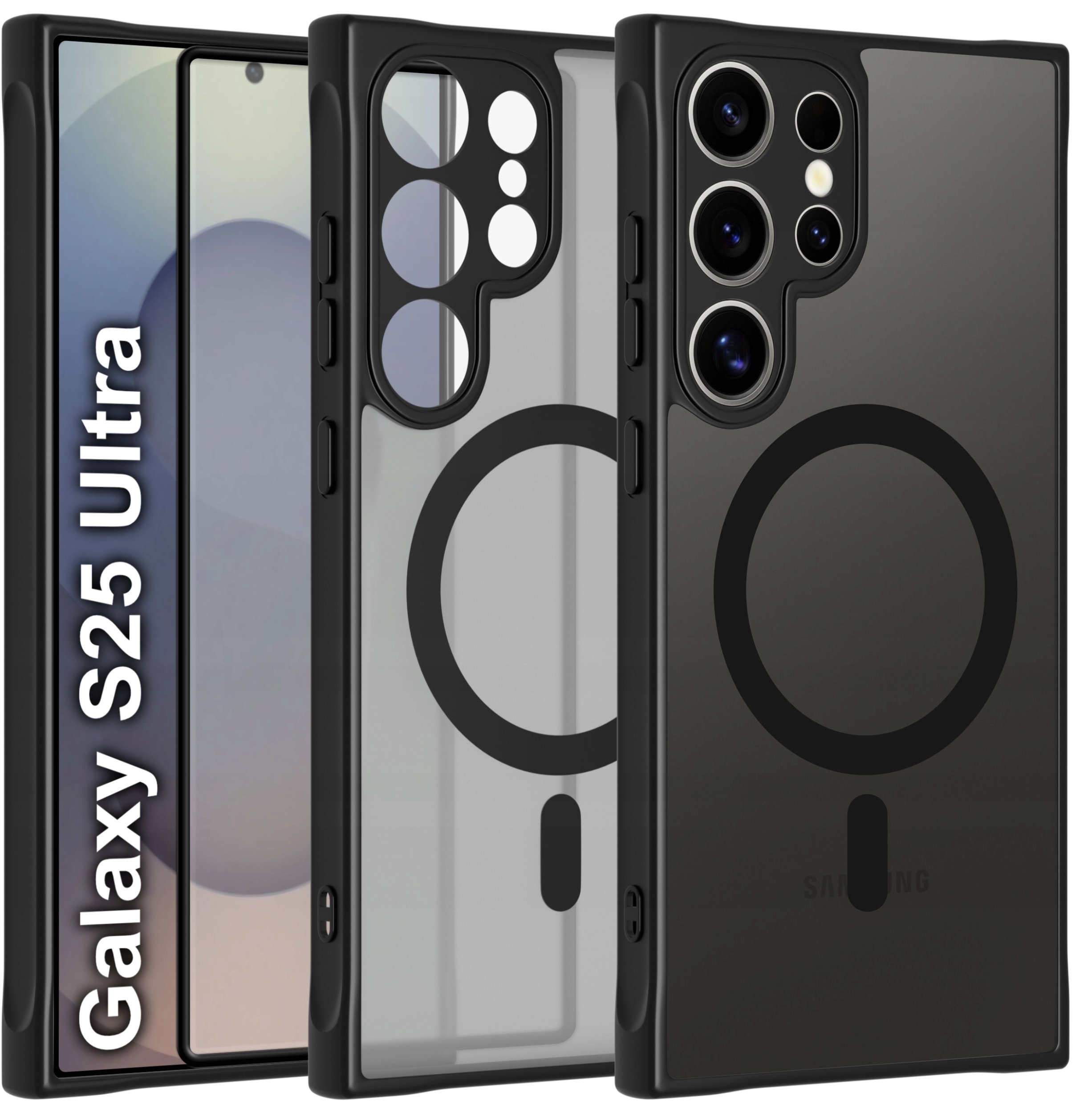 Etui do Samsung S25 Ultra do MagSafe CASE WZMACNIANE 360 Szkło 5D PREMIUM