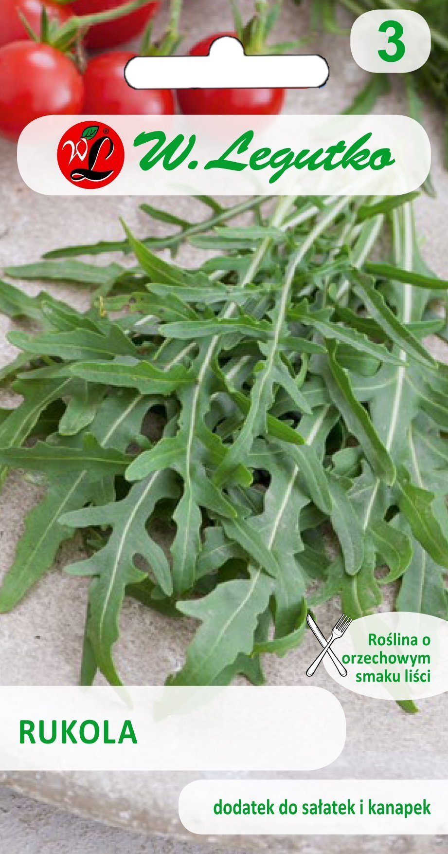Legutko Nasiona Rokietta siewna, Rukola jednoroczna, 0,5g