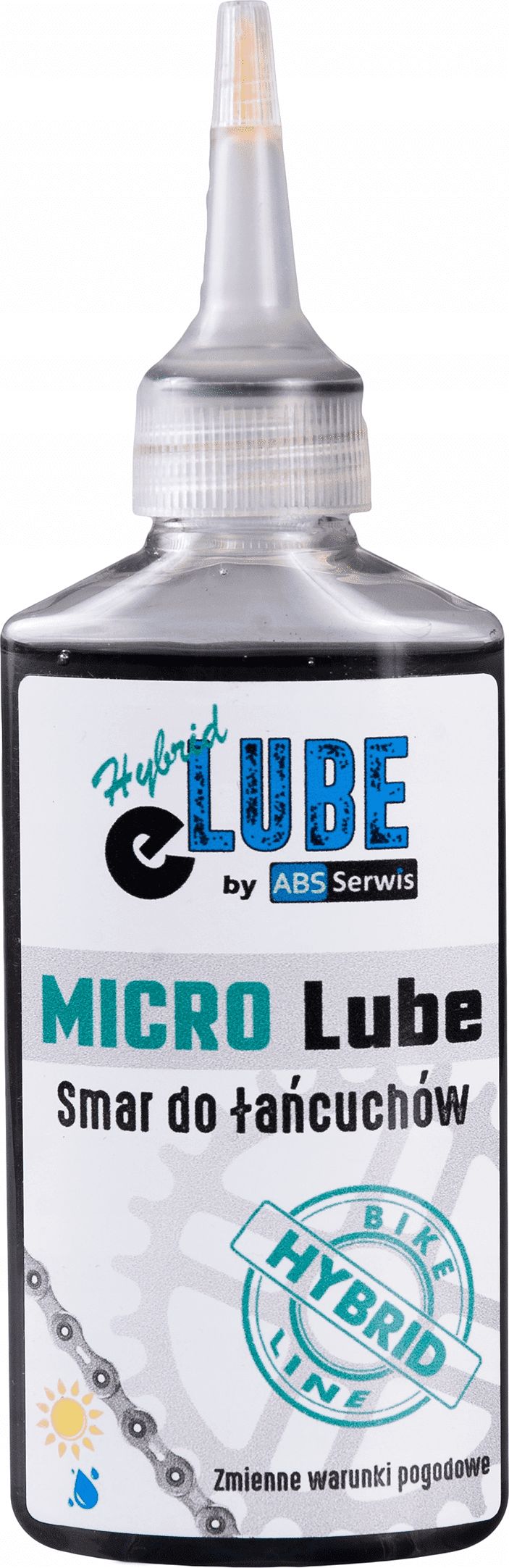 ABS Serwis Olej do łańcucha eLUBE Hybrid Micro Lube, 100ml Uniwersalny