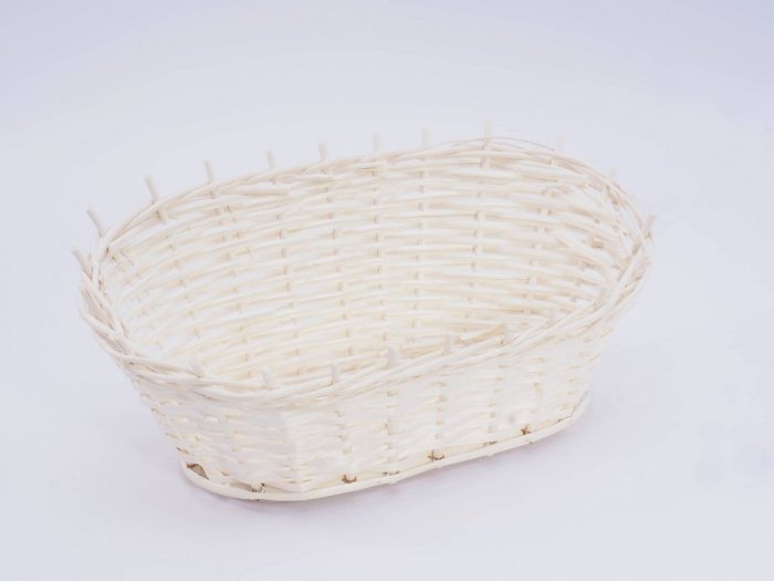 Wnuk Kosz upominkowy biały (Mały)