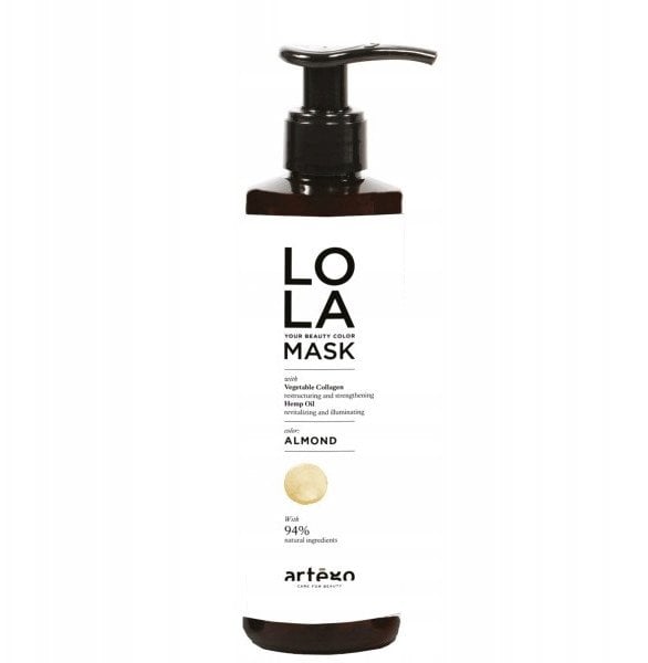 Artego Artego LOLA Your beauty color Maska odświeżająca kolor włosów Almond, 200ml