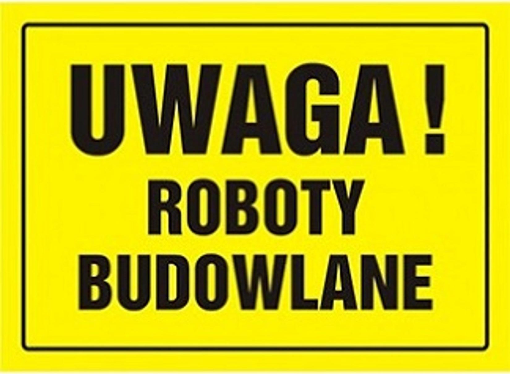 PROCERA OA015DYPN - TABLICA BUDOWLANA - UWAGA! ROBOTY BUDOWLANE