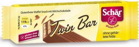 Schar Twin bar wafelki w czekoladowe 3x21.5 g