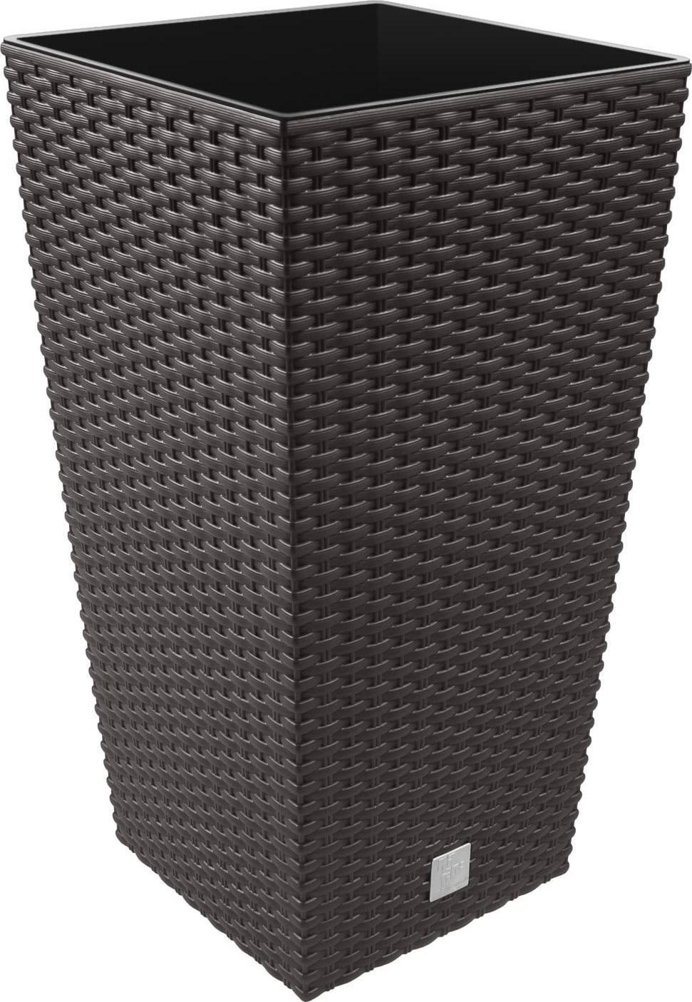 Prosperplast Doniczka UMBRA brązowa 32,5x32,5x61 cm