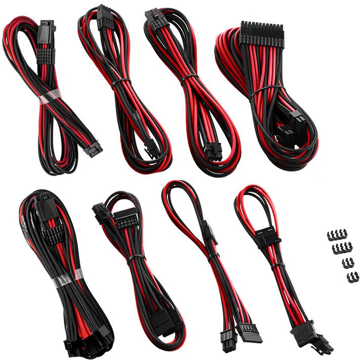 CableMod RT-Series PRO ModMesh 12VHPWR Dual Cable Kit for ASUS/Seasonic - black/red