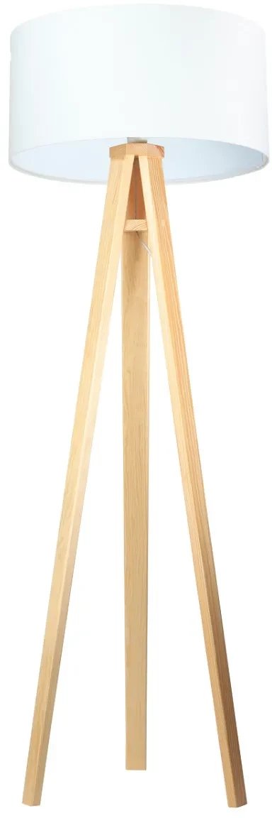 Lampa stojąca HOME 50 biała/sosna BPS KONCEPT