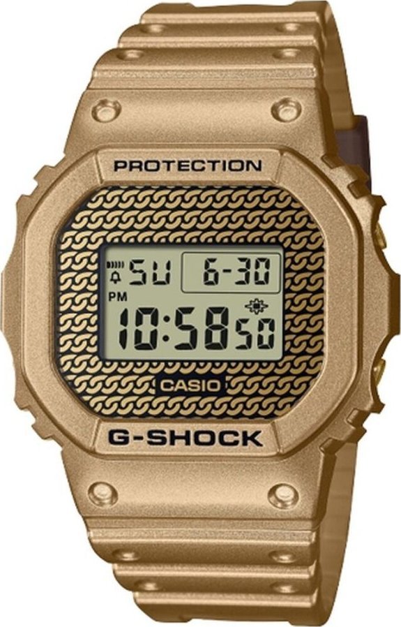 Zegarek Casio Zegarek Męski Casio THE ORIGIN - GOLD CHAIN ( 43,5 mm)