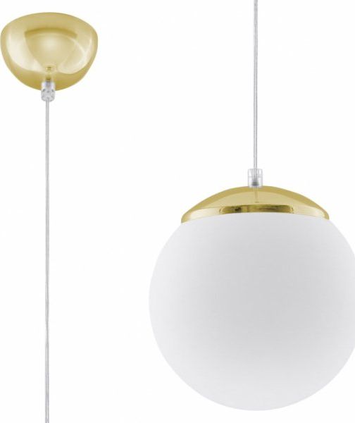 Lampa wisząca Sollux Lampa wisząca UGO 20 ZŁOTA