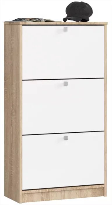 Elior Szafka na buty w kolorze dąb sonoma/biały - Scarpi