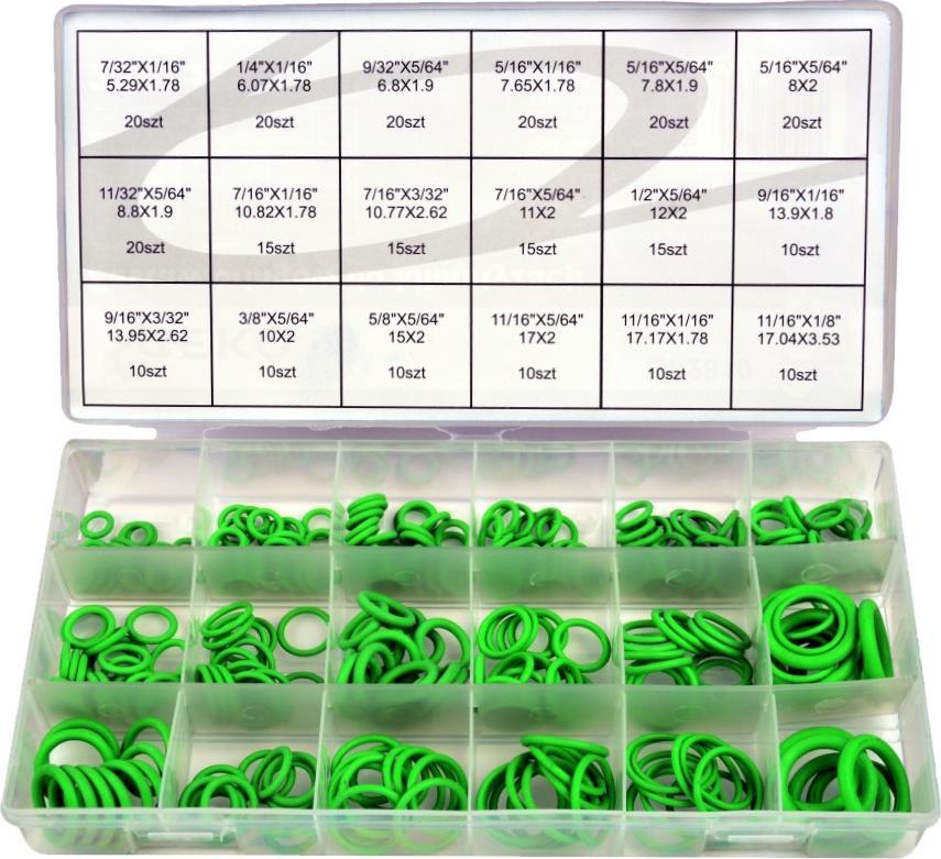 Silver USZCZELKI ORINGI 270szt. /SILVER