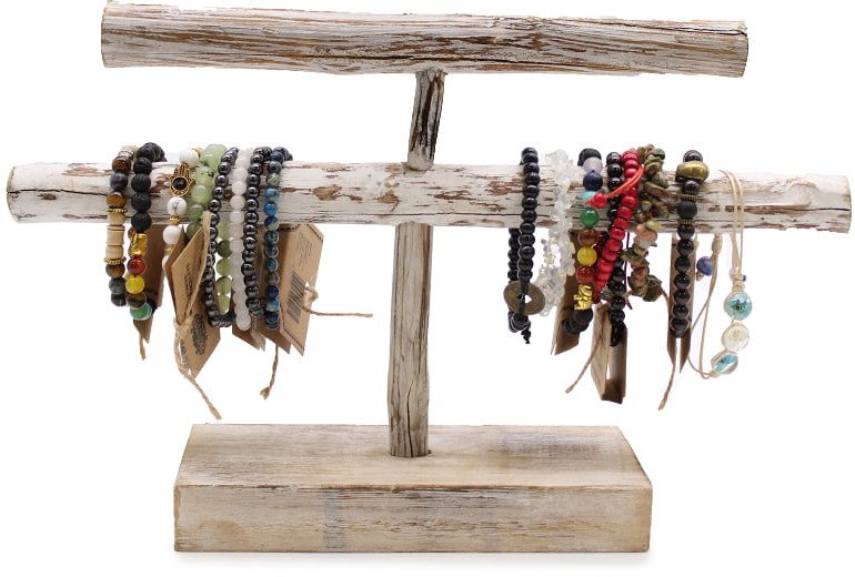 Stojak na biżuterię - Dwie poprzeczki