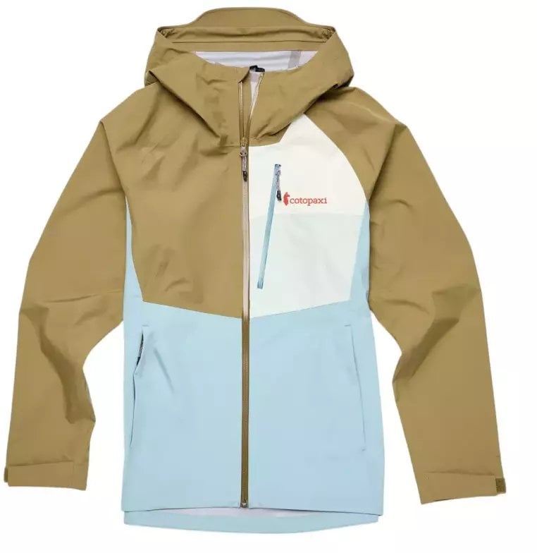 W'S Impermeo 3L Hooded Shell Jacket, Moss And Sea Spray, XS