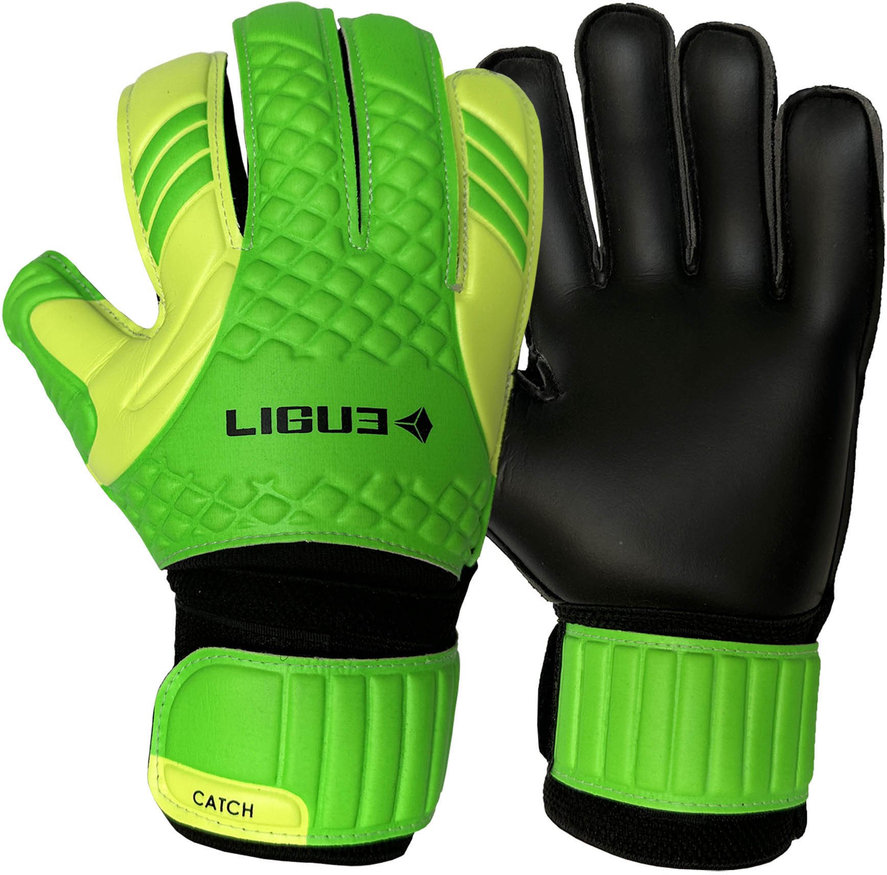 Rękawice bramkarskie Ligue Catch neon green-lime-black 9